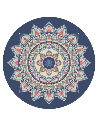 Alfombrilla de Meditación Redonda Nuveti 140cm Antideslizante