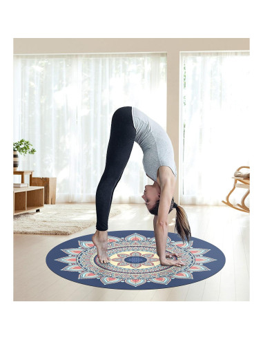 Alfombrilla de Meditación Redonda Nuveti 140cm Antideslizante