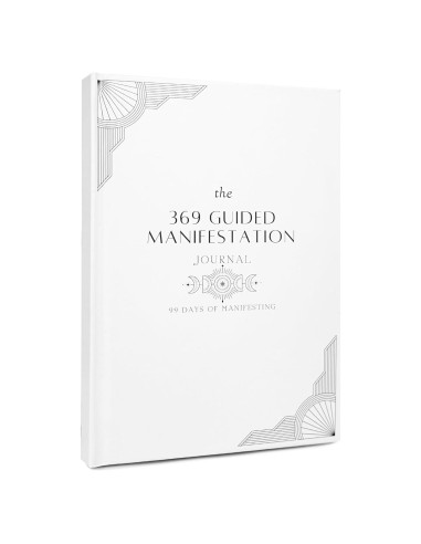Diario de Manifestación Guiada 369 YOBRO A5 Blanco 99 Días