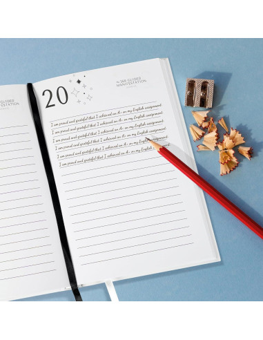 Diario de Manifestación Guiada 369 YOBRO A5 Blanco 99 Días