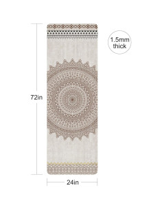 Esteras de Yoga Nuveti 182.88x60.96cm Antideslizantes TPE 2