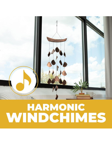 Carillones de Viento VP Home 78.7 cm Zen Brillante Exterior