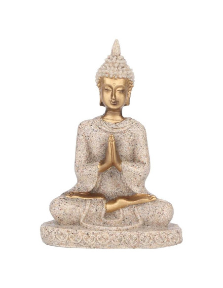 Estatua de Buda AUNMAS 8cm Meditación Zen Artesanía Decorativa