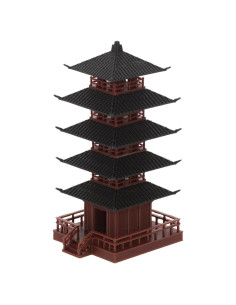 Estatua de Torre Milisten Feng Shui 9x4.8cm Decoración Zen