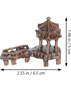 Estatuas Miniatura de Pagoda YARDWE 5 Piezas Jardín Zen 2