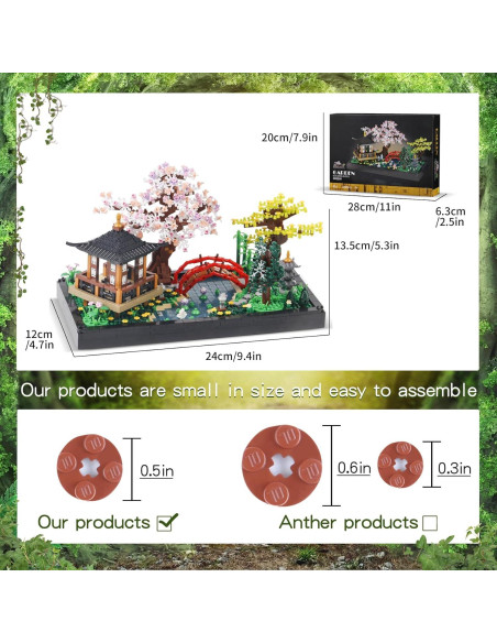 Set de Construcción Jardín Zen 2280 Piezas STMIGAIBLOCKS
