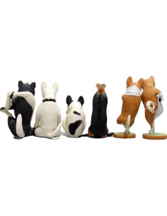 Figuritas de Perro de Yoga M Joy - Conjunto de 6 Piezas Mini 2