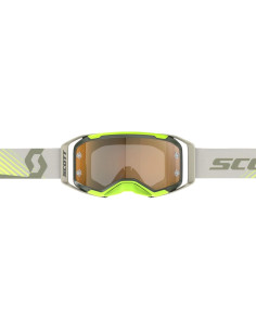 Gafas de Motocross SCOTT Prospect 2.0 AMP Verde Kaki/Amarillo 2