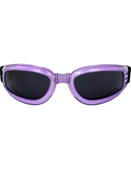 Gafas de Motocicleta Birdz Cardinal para Mujeres - 2 Pares Moradas