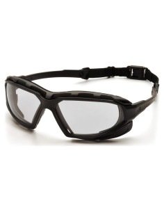 Gafas de Seguridad Pyramex Highlander XP, Antivaho, Negro-Gris