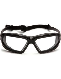 Gafas de Seguridad Pyramex Highlander XP, Antivaho, Negro-Gris 2