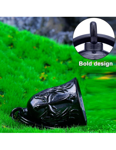 Campana de Ángel para Motociclistas CYZBTBl - 3D Negra