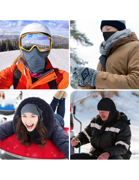 Calentador de Cuello Gaiter KGC 2 Pack Negro y Gris