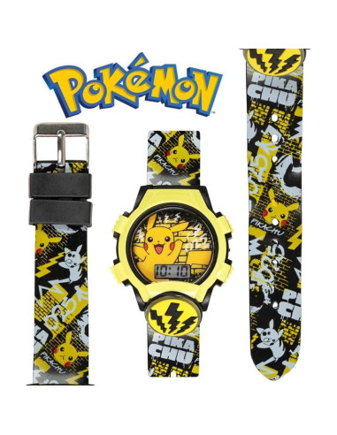 Reloj Digital LCD Accutime Kids Pokémon Iluminado