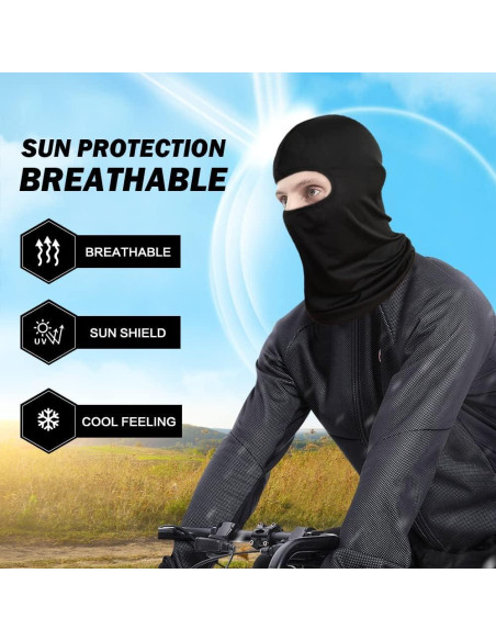 Balaclava Sunland 3 Paquetes para Motocicleta y Ciclismo