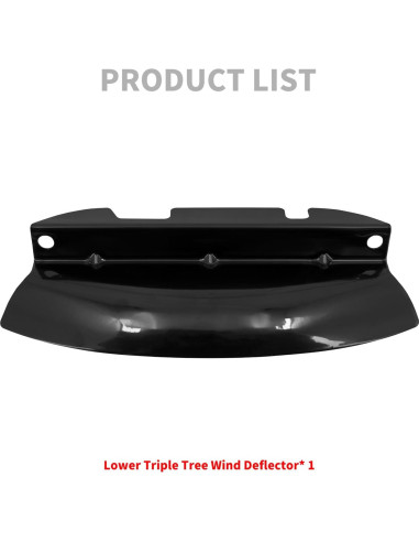 Deflector de Viento Inferior HDBUBALUS para Harley Touring 2014-2023