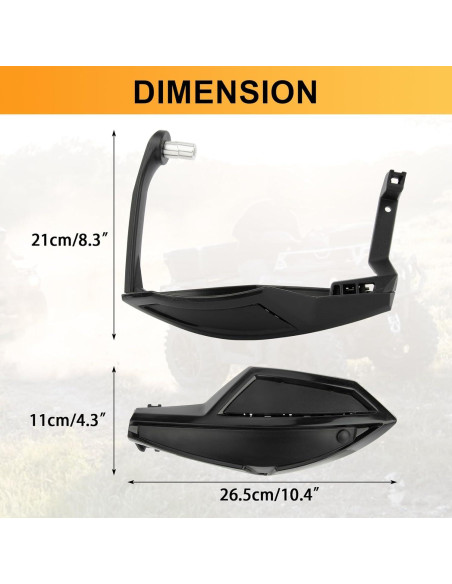 Kit de Protectores de Manillar PSLER para Outlander y Renegade 2013-2024