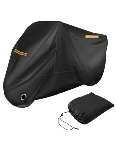 Funda para Motocicleta KVAEY 190T Impermeable Universal 105x125x245cm
