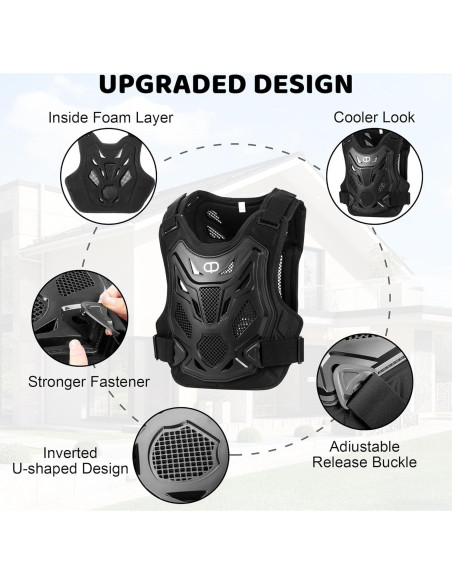 Protector de Pecho DA 1 Ajustable para Bicicleta Todo Terreno