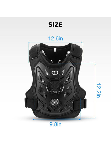 Protector de Pecho DA 1 Ajustable para Bicicleta Todo Terreno