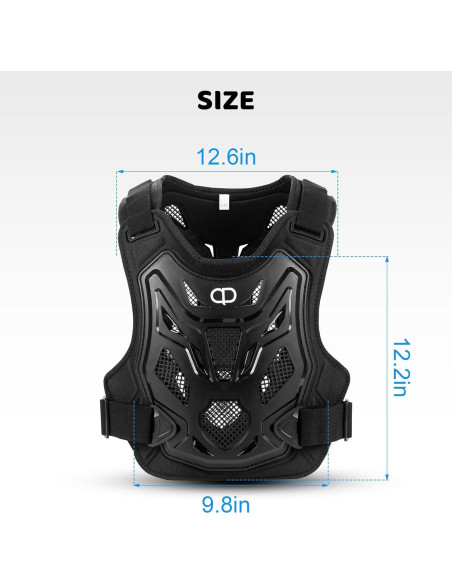 Protector de Pecho DA 1 Ajustable para Bicicleta Todo Terreno