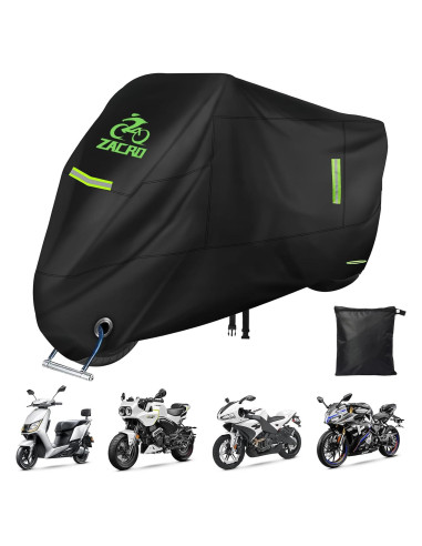 Cubierta de motocicleta Zacro 420D impermeable 245x125 cm
