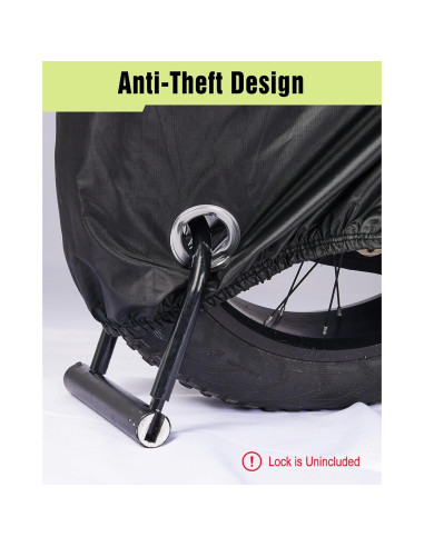 Cubierta de motocicleta Zacro 420D impermeable 245x125 cm