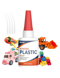Super Glue Jevvu 35g para Plástico, Adhesivo Multiuso Rápido
