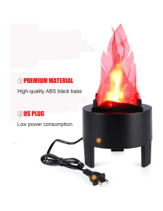 Luz de Llama LED Colgante ELEOPTION 3D - Efecto Fogata 2