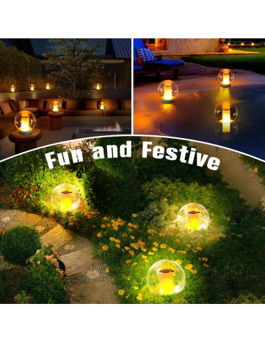 Luces Flotantes Solar LanPool 17.78 cm IP68 para Piscina (2pcs)