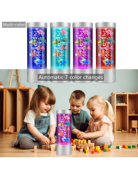 Lámpara Sensorial de Peces Burbuja LED 31.5cm LSH