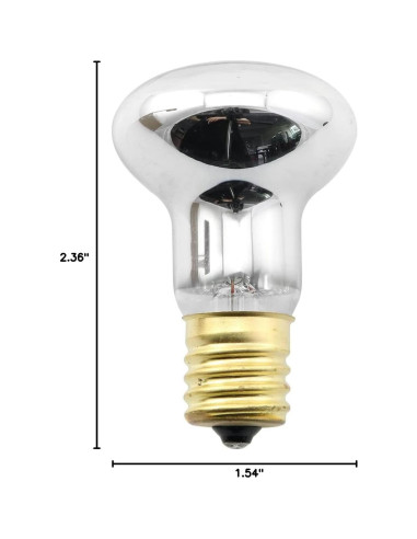Bombilla Reflectora R39 E17 40W 8PCS SQXBK para Horno