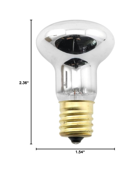 Bombilla Reflectora R39 E17 40W 8PCS SQXBK para Horno
