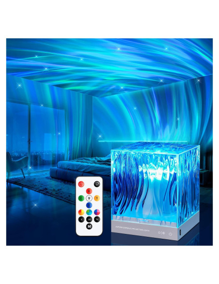 Proyector de Luces del Norte Mubarek 18 Colores 162 Modos