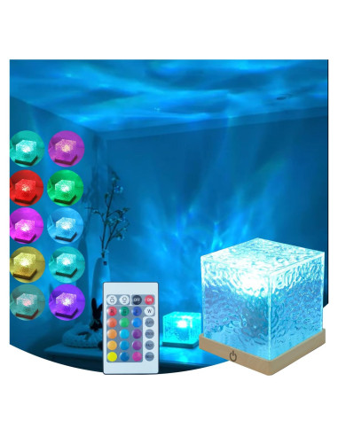 Proyector de Luz de Agua Baibaiba - Lámpara Oceánica 16 Modos