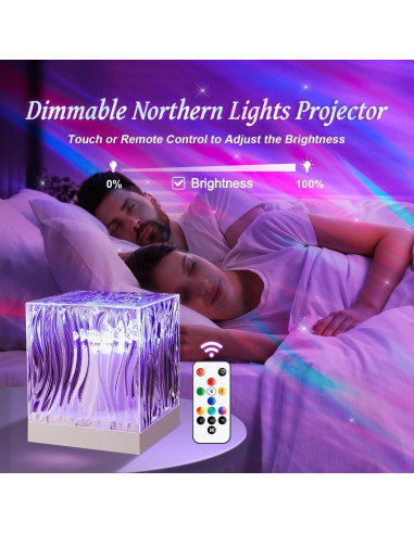 Proyector de Luces del Norte Mubarek 18 Colores 162 Modos