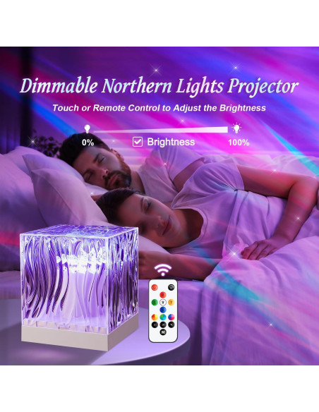 Proyector de Luces del Norte Mubarek 18 Colores 162 Modos