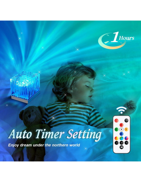 Proyector de Luces del Norte Mubarek 18 Colores 162 Modos