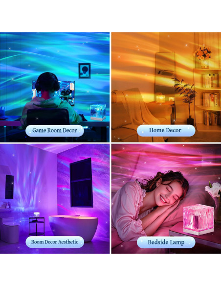 Proyector de Luces del Norte Mubarek 18 Colores 162 Modos