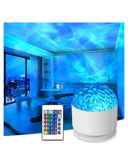 Proyector de Olas Luminorth 16 Colores 30 Modos 140g