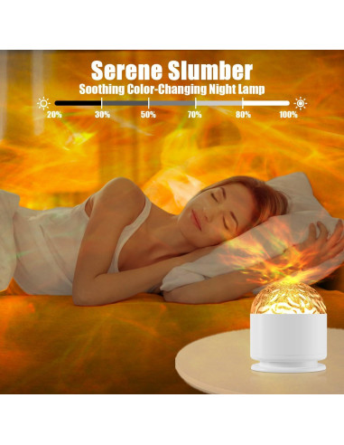 Proyector de Olas Luminorth 16 Colores 30 Modos 140g