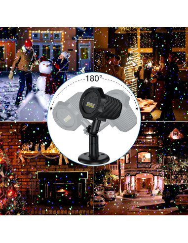 Proyector de Luces de Jardín Firefly RGB con Control Remoto