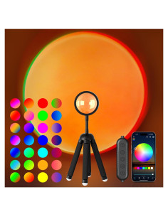 Proyector de Lámpara de Atardecer Neroupe N02 LED RGB+W