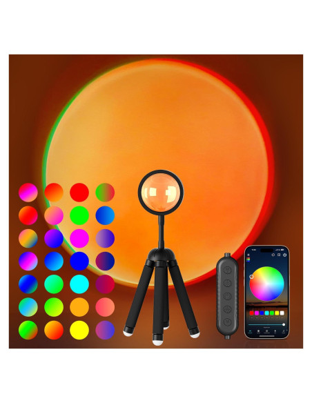 Proyector de Lámpara de Atardecer Neroupe N02 LED RGB+W