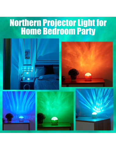 Proyector de Olas Luminorth 16 Colores 30 Modos 140g