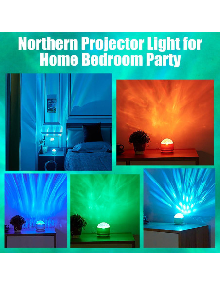 Proyector de Olas Luminorth 16 Colores 30 Modos 140g