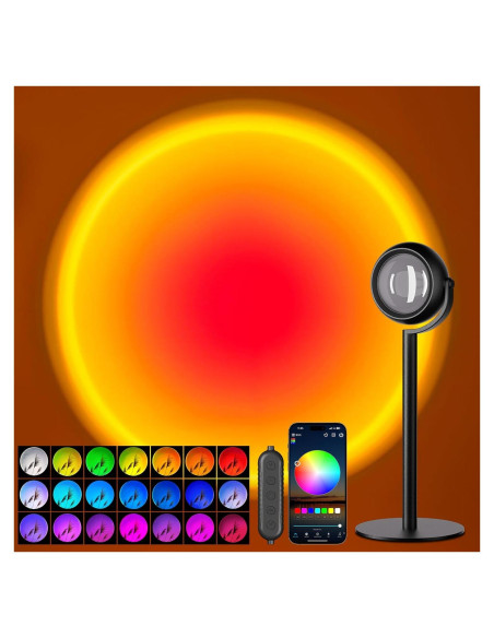 Proyector de Lámpara de Atardecer Neroupe N05 LED RGB 360