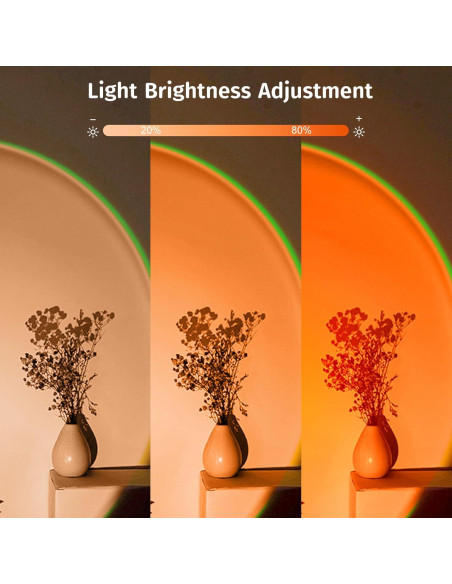 Proyector de Lámpara de Atardecer Neroupe N05 LED RGB 360