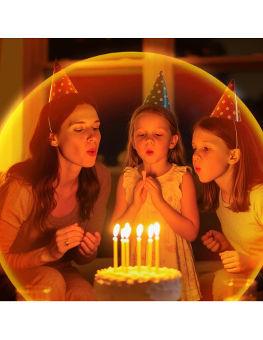 Proyector de Lámpara de Atardecer LED Huaying 360 RGB