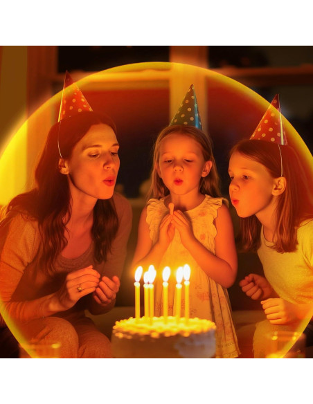 Proyector de Lámpara de Atardecer LED Huaying 360 RGB